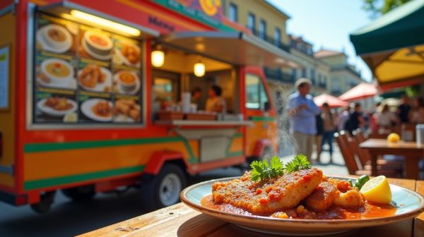 Savourez les délicieuses saveurs authentiques du food truck portugais