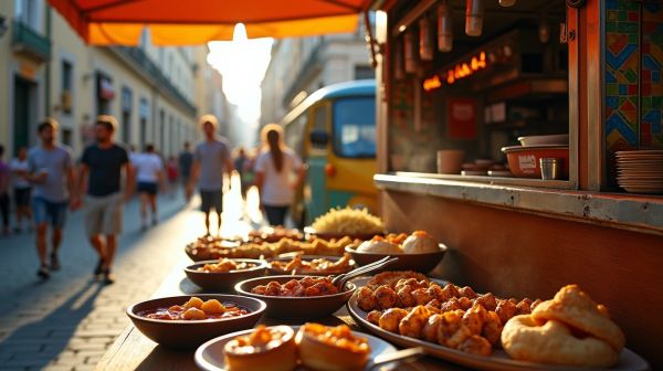 Savourez les délicieuses saveurs authentiques du food truck portugais